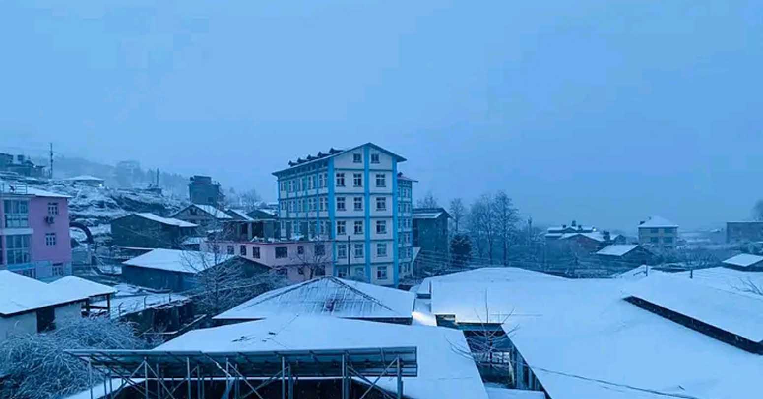 जुम्लामा हिमपात, किसान खुसी