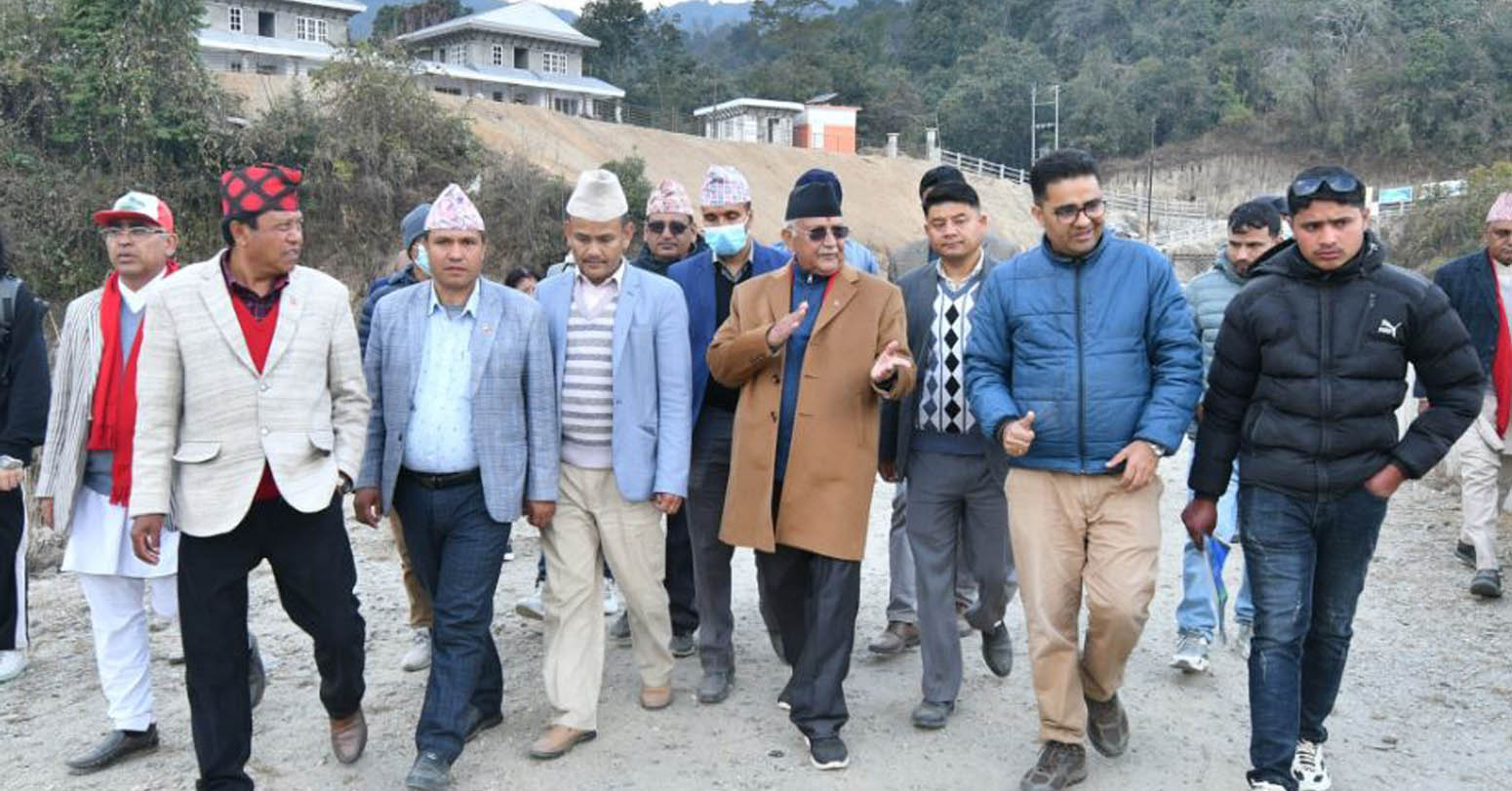 वातावरणीय जागरणका लागि अध्यक्ष ओलीको गुह्येश्वरी-धाप बाँध यात्रा
