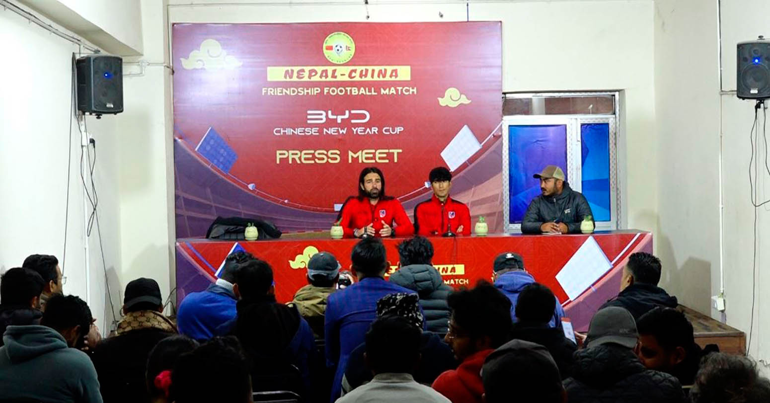 चिनियाँ टोलीसँगको खेल युवा खेलाडीलाई अवसर : प्रशिक्षक एनेस