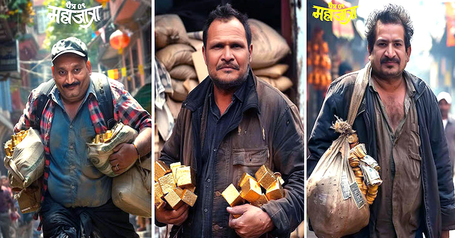 एआईमार्फत ‘महाजात्रा’ को क्यारेक्टर लुक्स