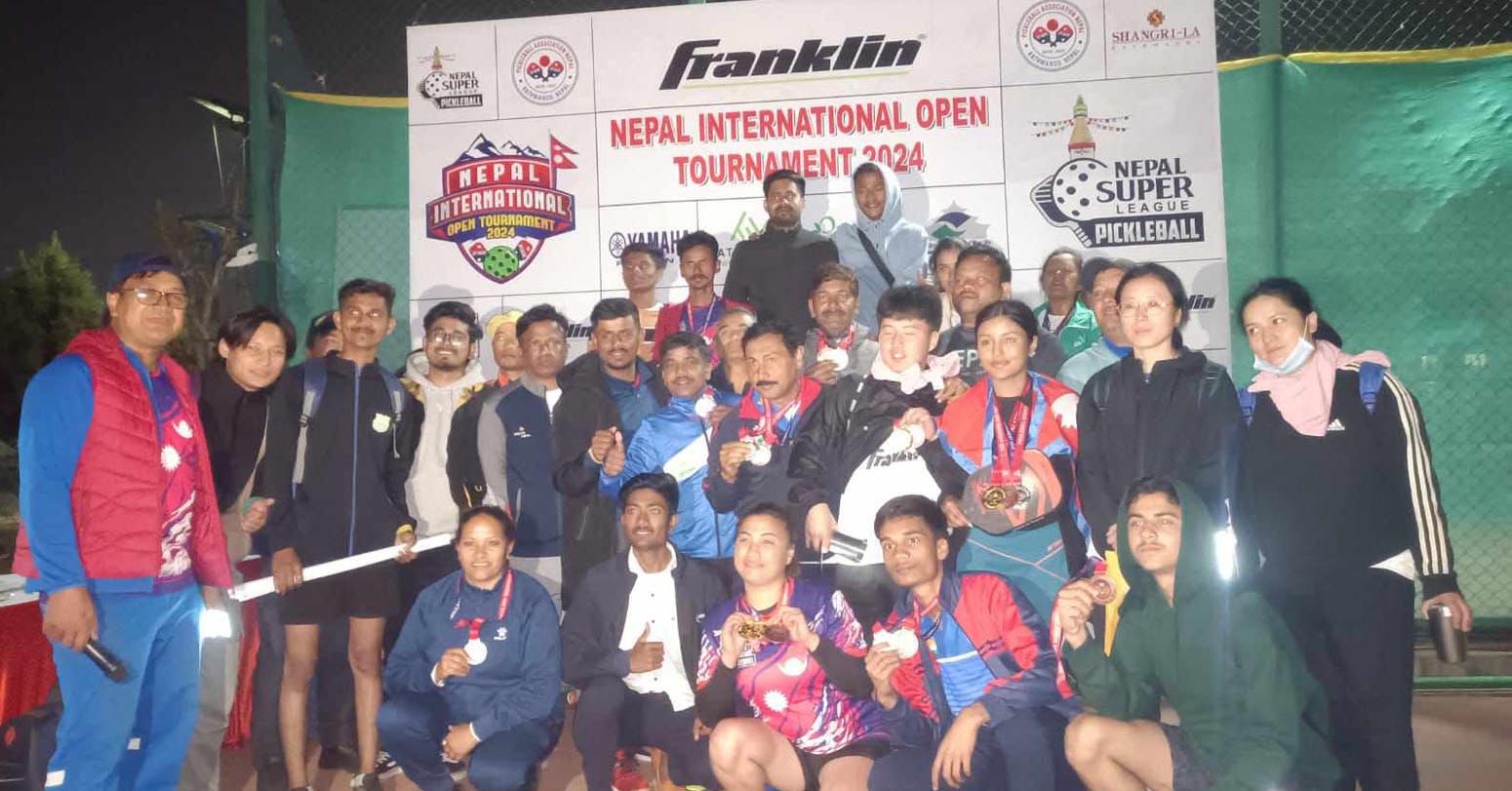 पिकलबलमा नेपाललाई धेरै पदक