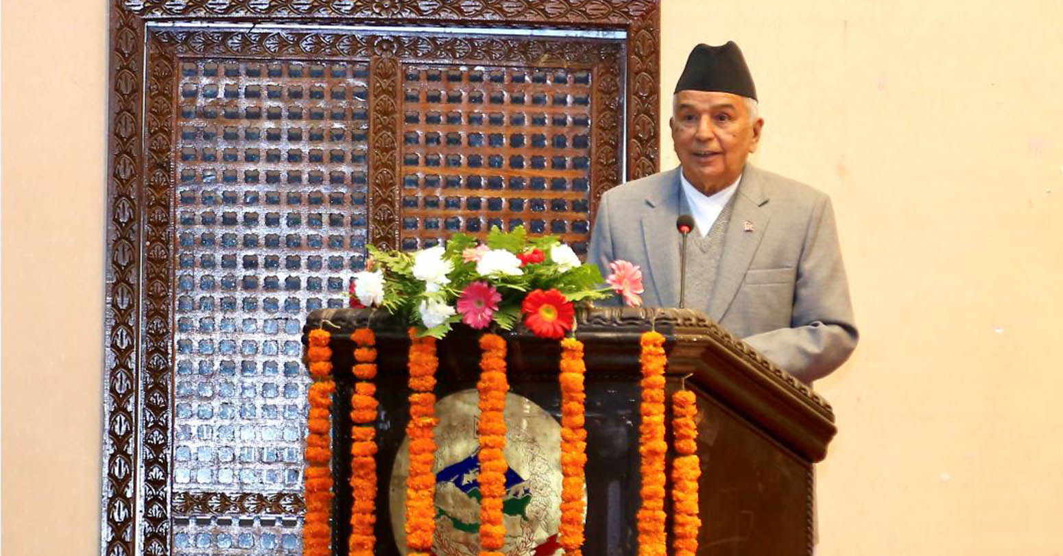 न्याय स्थापित गर्न घरपरिवारबाटै संस्कार र सोच परिवर्तन गर्नुपर्छ : राष्ट्रपति