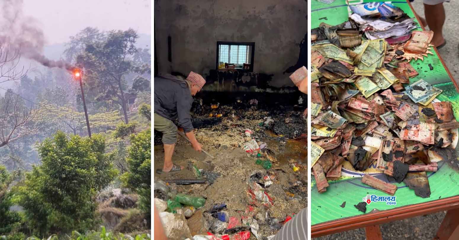 म्याग्दीमा विद्युत सर्ट हुँदा ६० घरमा क्षति