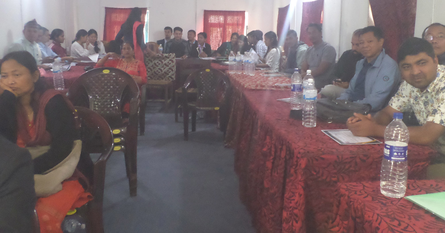 भोजपुरमा अनुसन्धानमुलक कार्यशालामा विषयगत ६ वटा कार्यपत्र प्रस्तुत