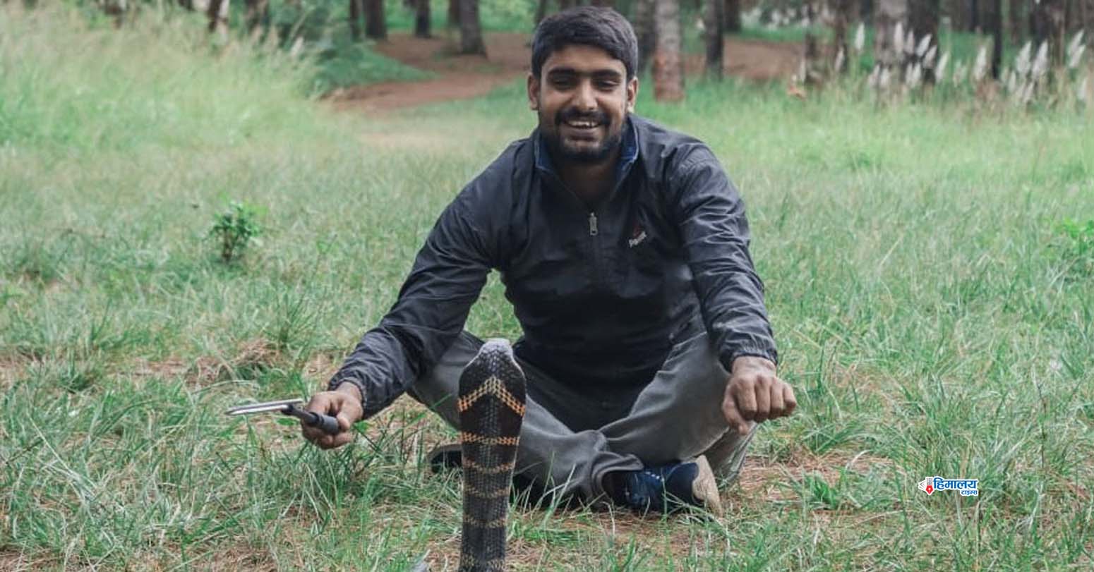 सर्प उद्दार गर्दै सुबोध (फोटोफिचर)