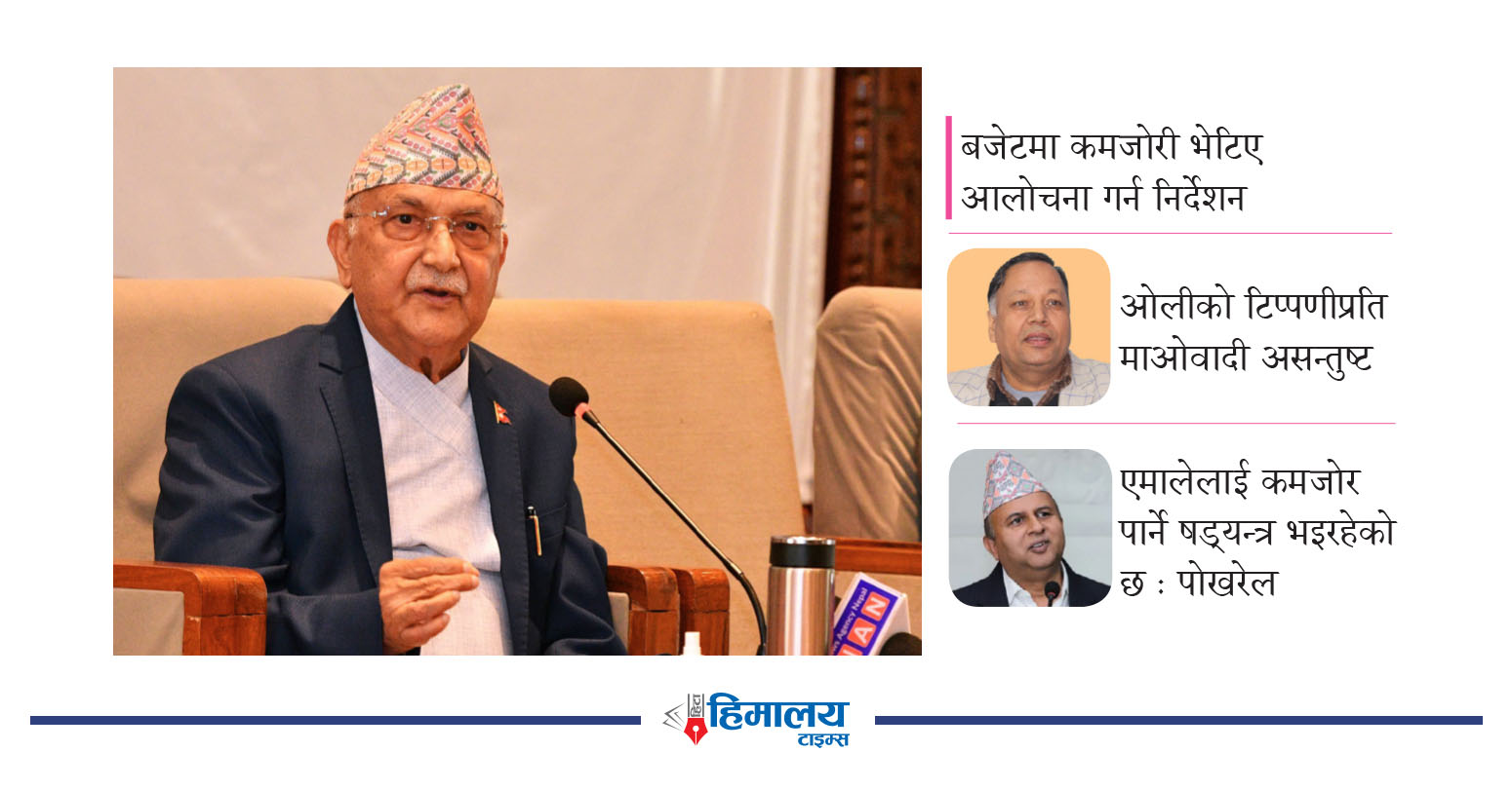 बजेटप्रति सत्तारूढ दलकै असन्तुष्टि