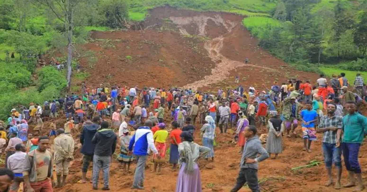 इथियोपियामा पहिरोमा परी २२९ जनाको मृत्यु