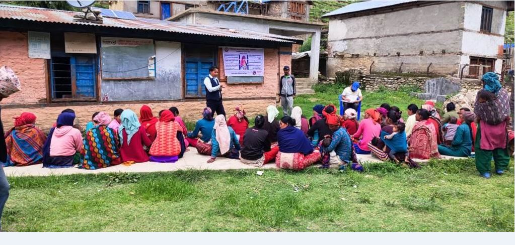 रारालिही स्वास्थ्य चौकीद्धारा स्तनपानबारे अभिमुखिकरण