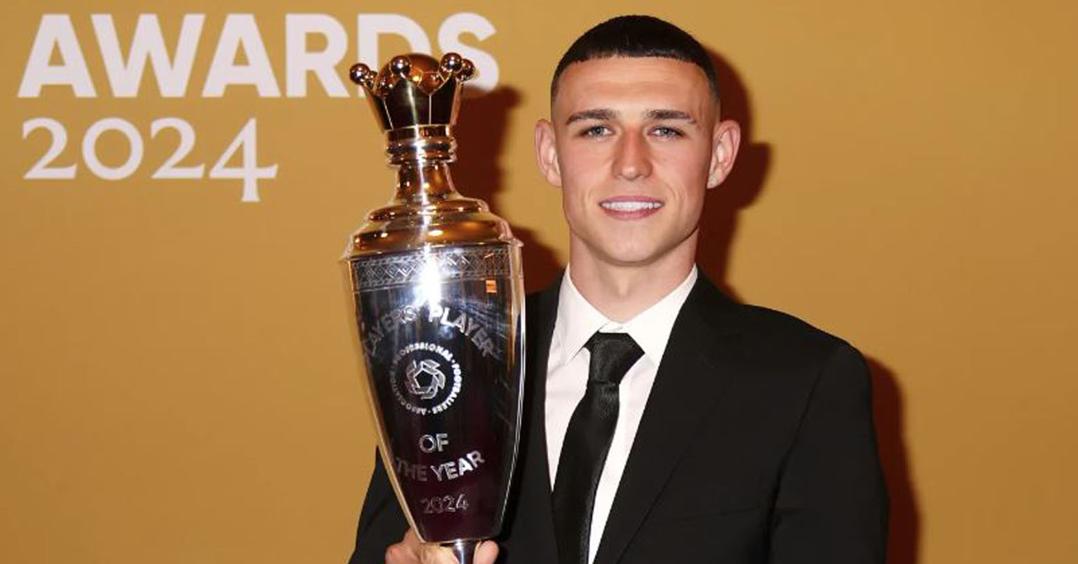 फोडेनलाई पिएफए प्लेयर अफ द इयर अवार्ड