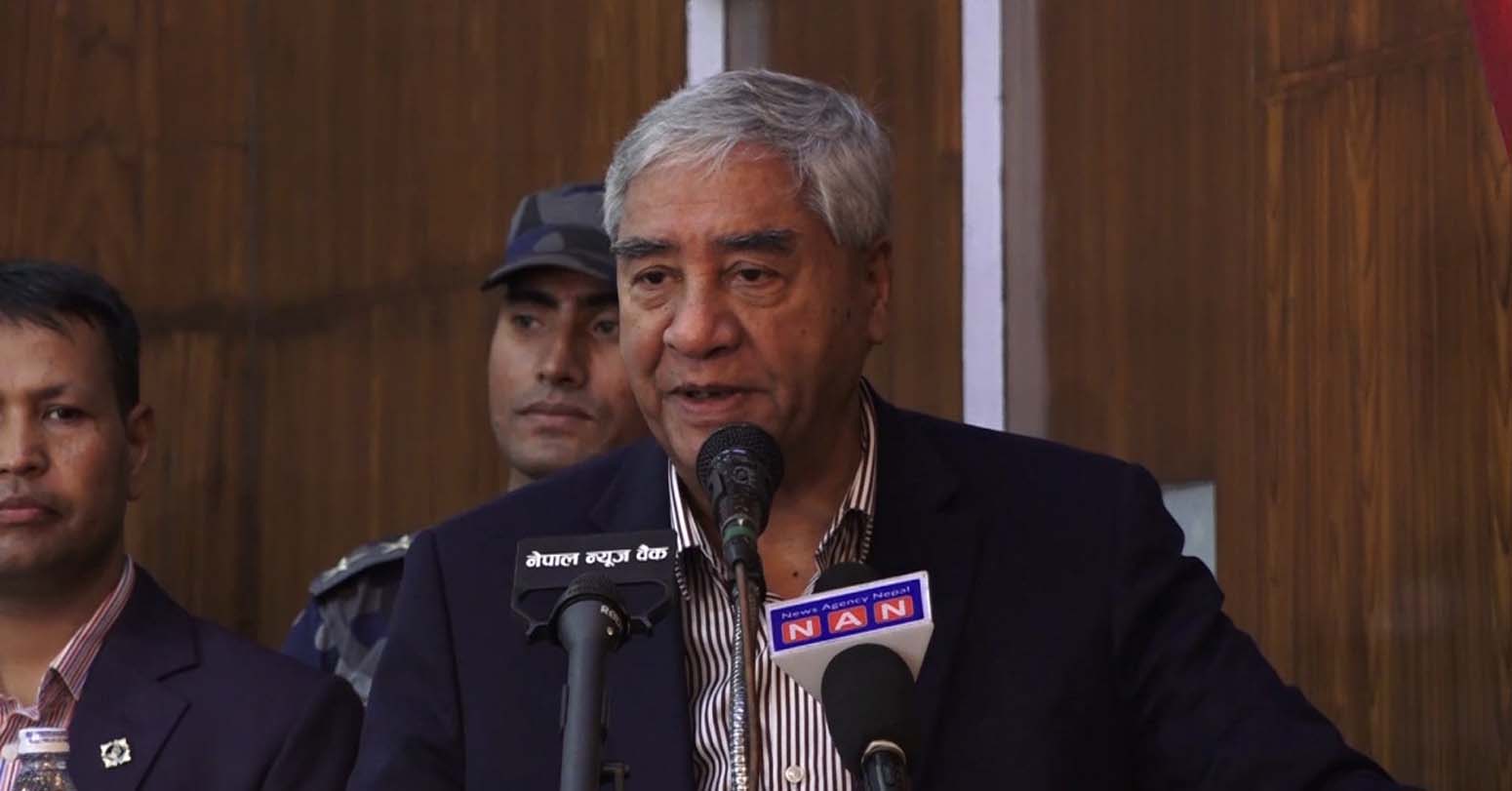 प्रजातन्त्र र गणतन्त्रको रक्षाका लागि काँग्रेस-एमाले एक ठाउँमा छाैँ : सभापति देउवा