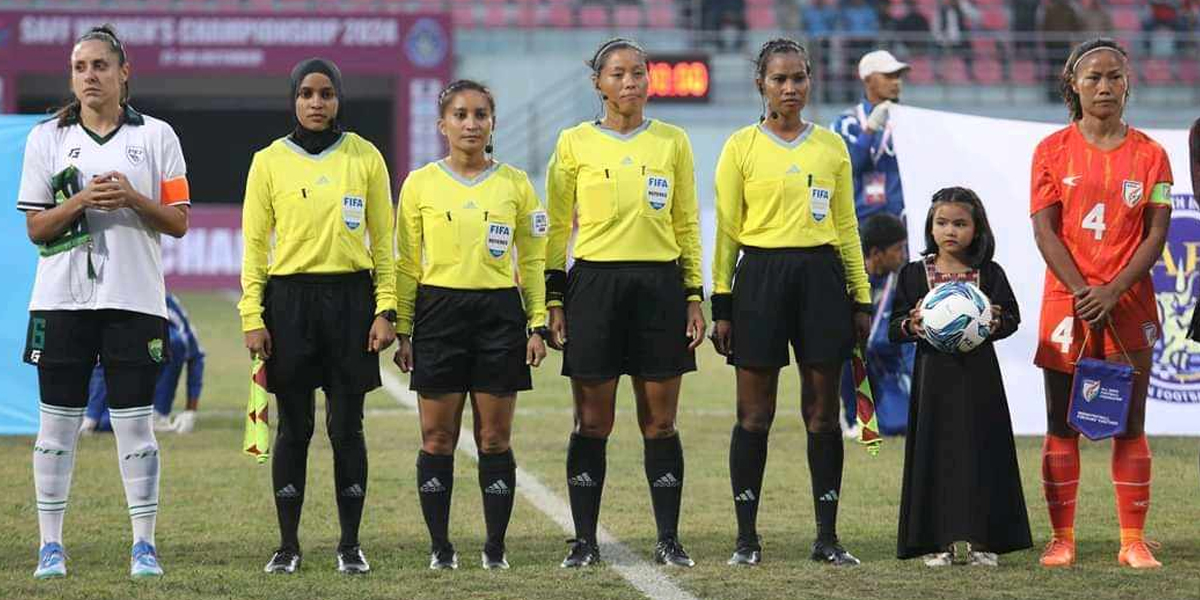 साफ महिला च्याम्पियनसिपमा पाकिस्तानमाथि भारत ५-२ ले विजयी